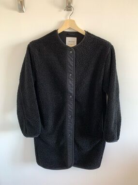 Wilfred Black Teddy Sherpa Coat